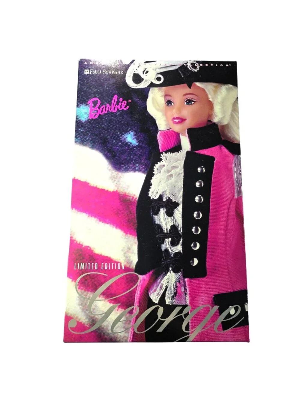 George Washington Barbie Doll FAO Schwarz Limited Edition American Beauties